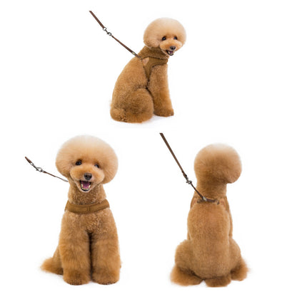V-Shaped Dog Vest Harness with Leash - {{product.type}} - PawPawUp