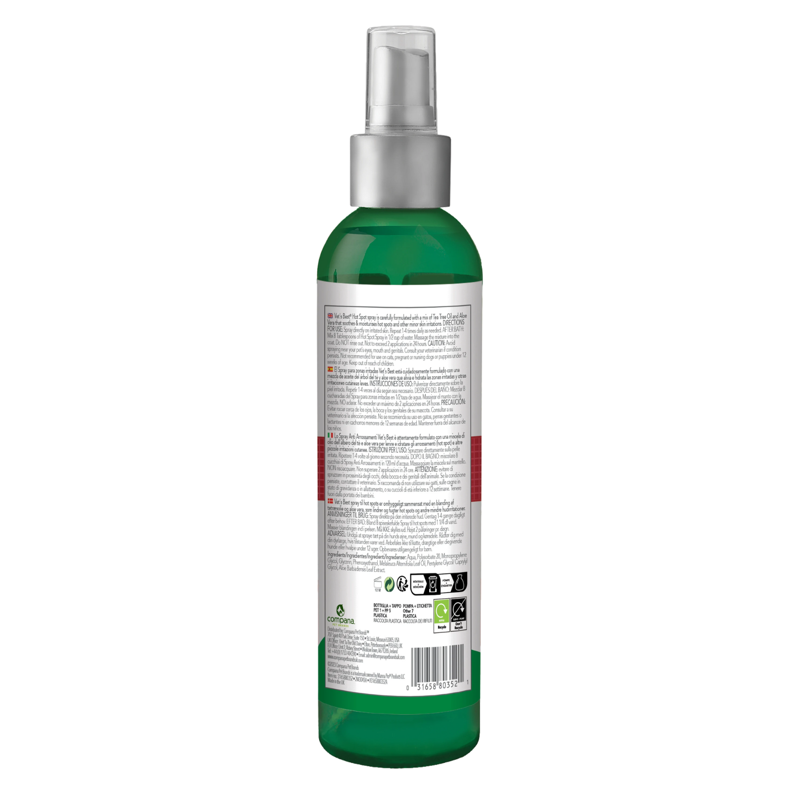 VET'S BEST Hot Spot Spray For Dogs - {{product.type}} - PawPawUp