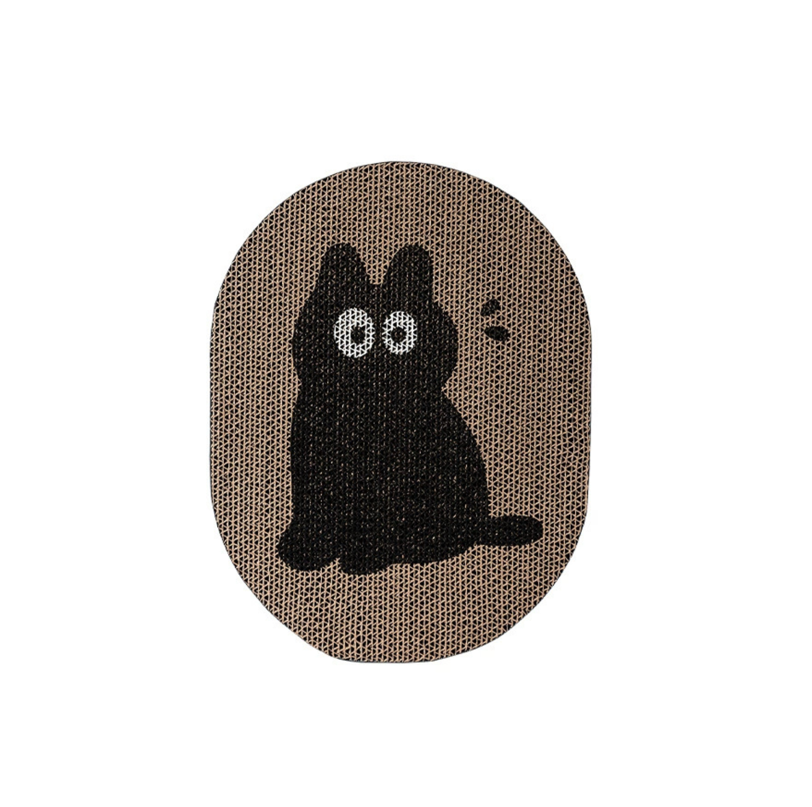 Wall-Mount Corrugated Cardboard Cat Scratcher - {{product.type}} - PawPawUp