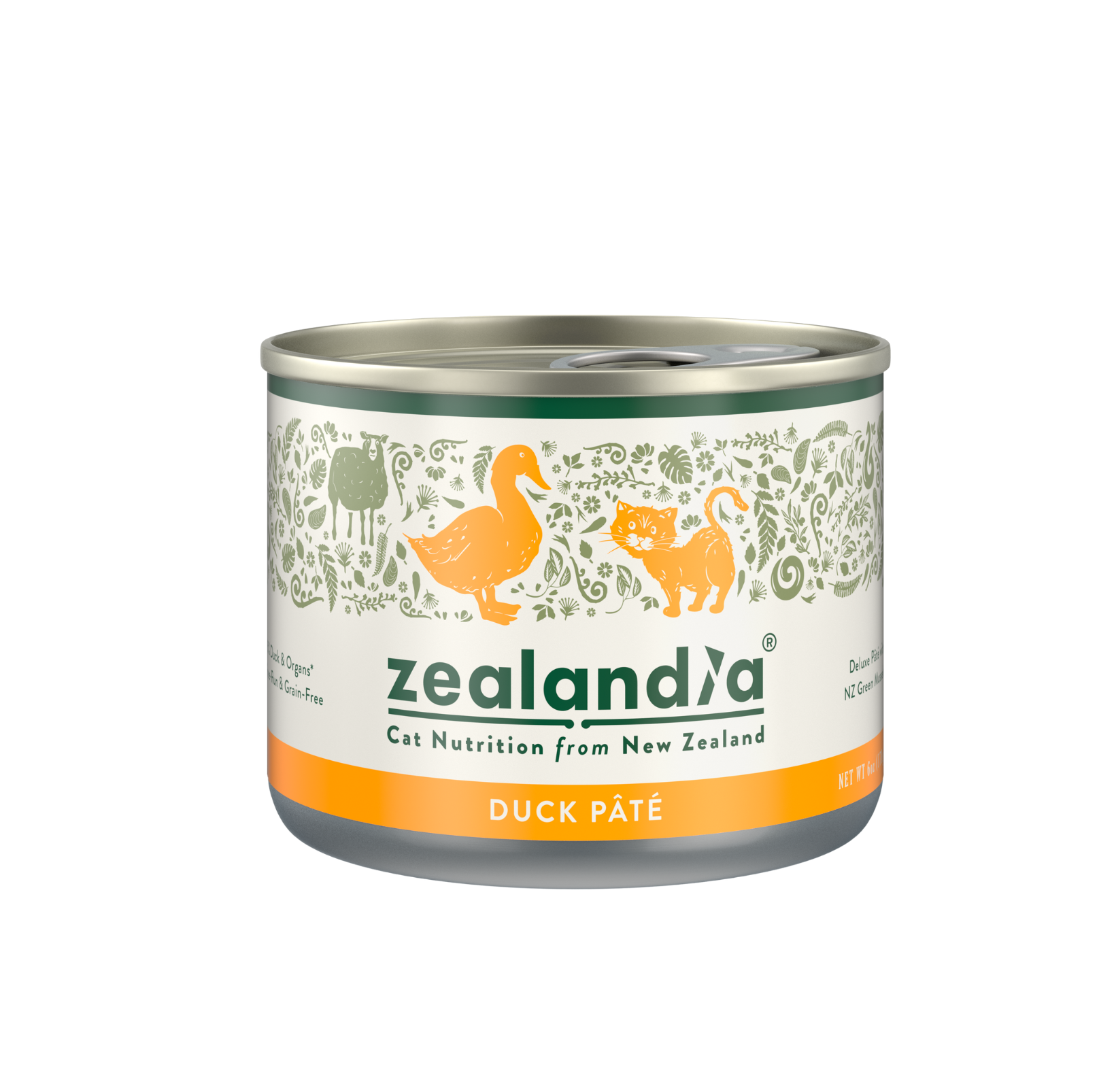 Zealandia Grain Free Duck Pate Adult Cat Wet Food - {{product.type}} - PawPawUp