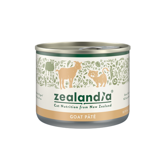 Zealandia Grain Free Goat Pate Adult Cat Wet Food 170g - {{product.type}} - PawPawUp