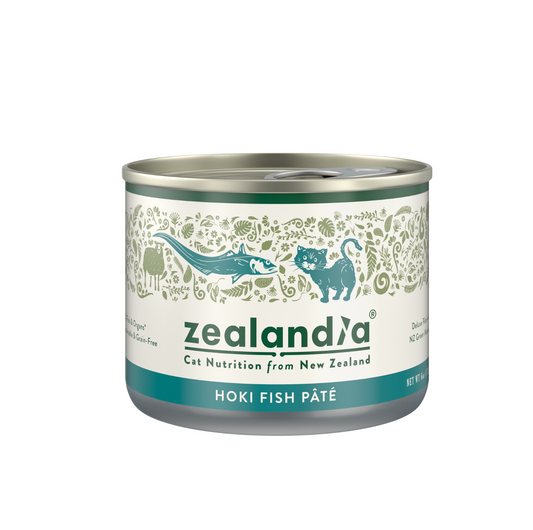 Zealandia Grain Free Hoki Fish Pate Adult Cat Wet Food 170g - {{product.type}} - PawPawUp