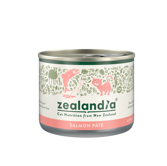 Zealandia Grain Free Salmon Pate Adult Cat Wet Food 170g - {{product.type}} - PawPawUp