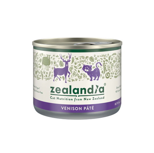 Zealandia Grain Free Venison Pate Adult Cat Wet Food 170g - {{product.type}} - PawPawUp