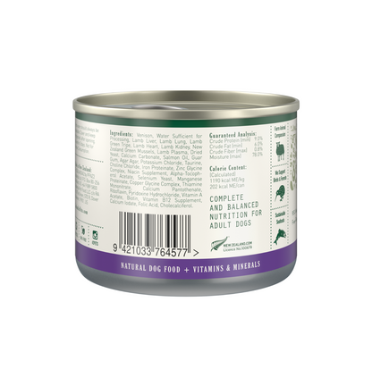 Zealandia Grain Free Venison Pate Adult Dog Wet Food 170g - {{product.type}} - PawPawUp