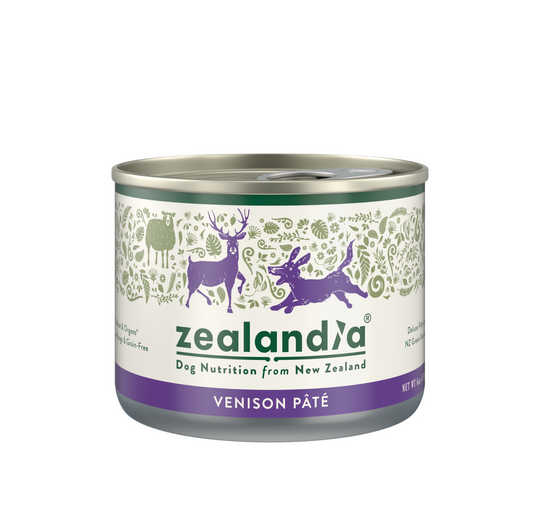 Zealandia Grain Free Venison Pate Adult Dog Wet Food 170g - {{product.type}} - PawPawUp