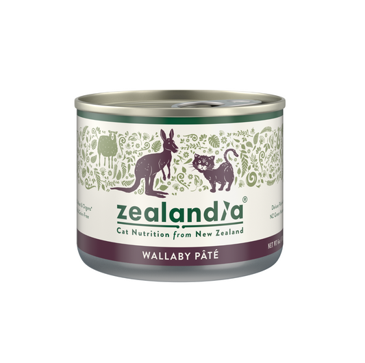 Zealandia Grain Free Wallaby Pate Adult Cat Wet Food 170g - {{product.type}} - PawPawUp