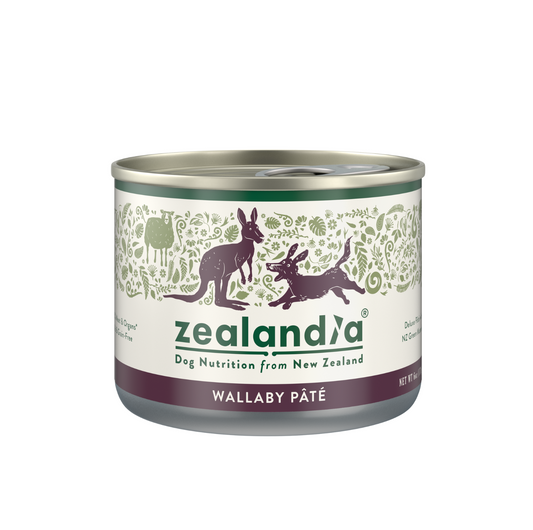 Zealandia Grain Free Wallaby Pate Adult Dog Wet Food 170g - {{product.type}} - PawPawUp