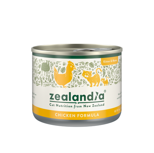 Zealandia Mousse Pate Chicken Kitten & Mama Wet Food 170g - {{product.type}} - PawPawUp