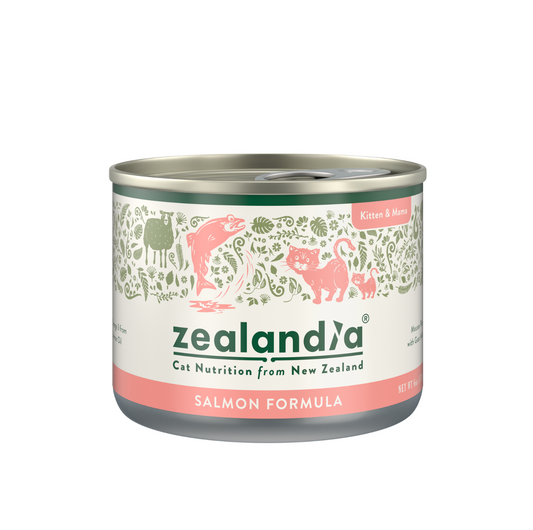 Zealandia Mousse Pate Salmon Kitten & Mama Wet Food 170g - {{product.type}} - PawPawUp