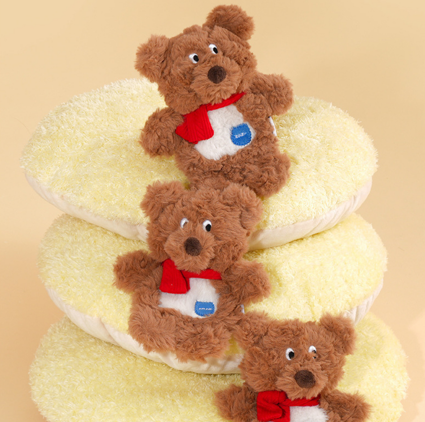 ZeZe Plush Teddy Bear Squeaky Dog Toy - {{product.type}} - PawPawUp