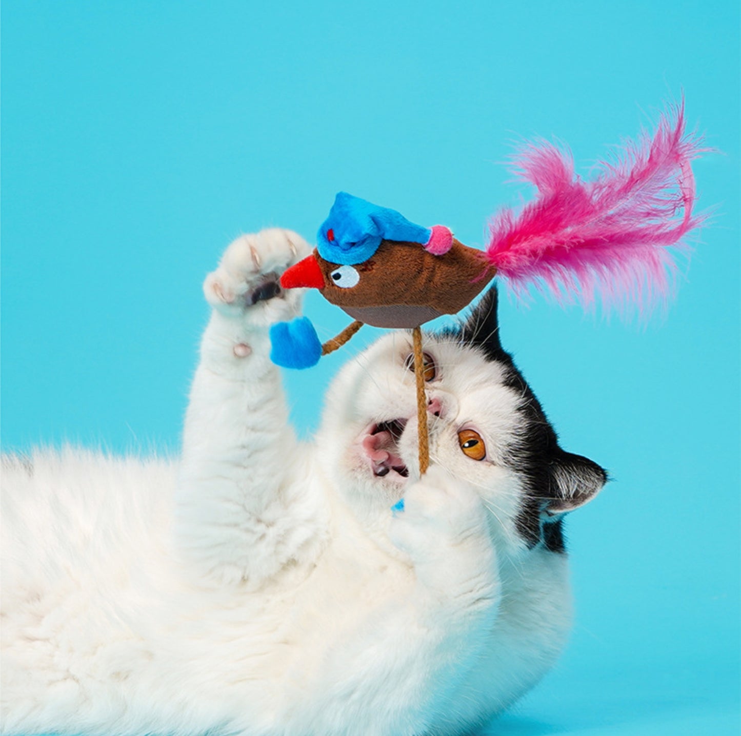 ZeZe Silly Birds Plush Catnip Toy - {{product.type}} - PawPawUp