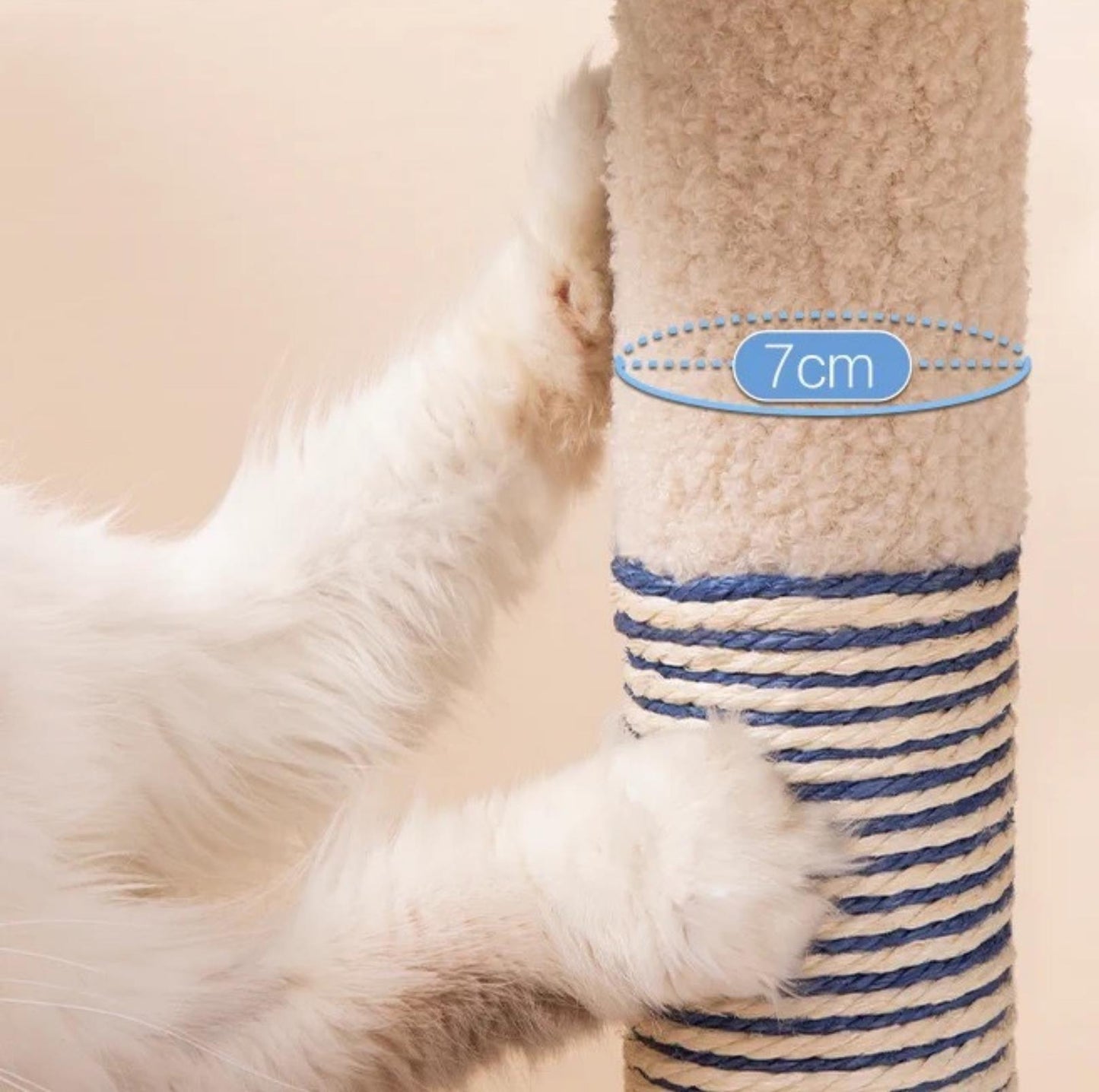 Circus Style Cat Climbing Tree with Lounge & Scratching Post - {{product.type}} - PawPawUp