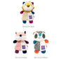 GiGwi Plush Knit - Squeaky and Crackling Interactive Dog Toy