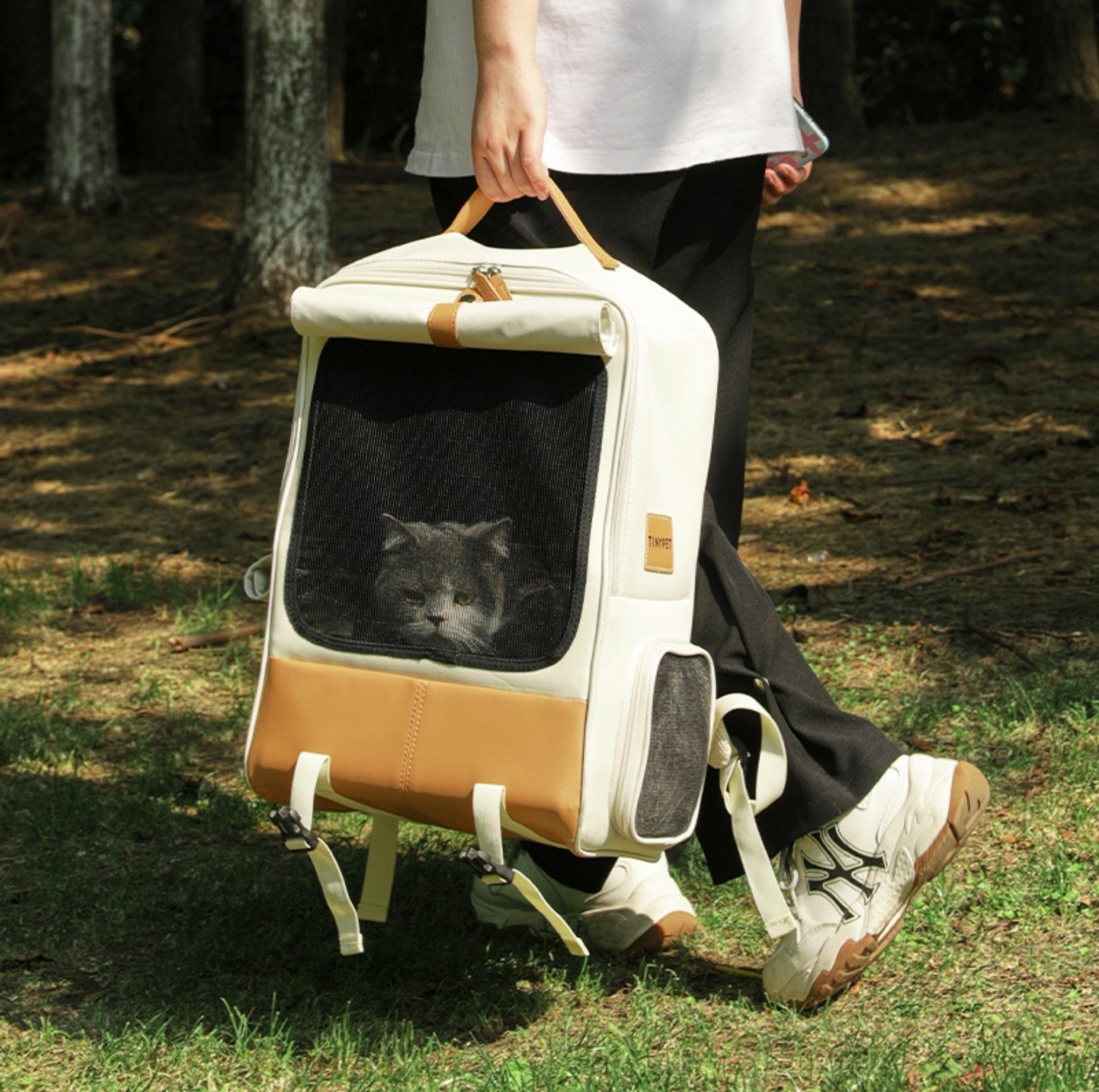 Large cat carrier backpack best sale