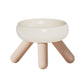 Meoof Gulu Ceramic Pet Food/Water Cat Bowls Small Dog Bowls with Wooden Stand - {{product.type}} - PawPawUp