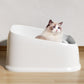 Open Cheese Toast Cat Litter Box with Large Capacity - {{product.type}} - PawPawUp