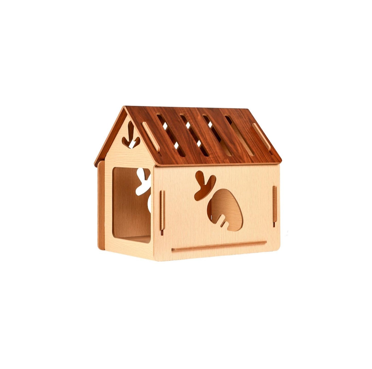 Scandi-Style Wooden Pet Cottage
