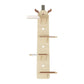 Elk-Shaped Multi-Level Wooden Hanging Cat Tree Cat Toy