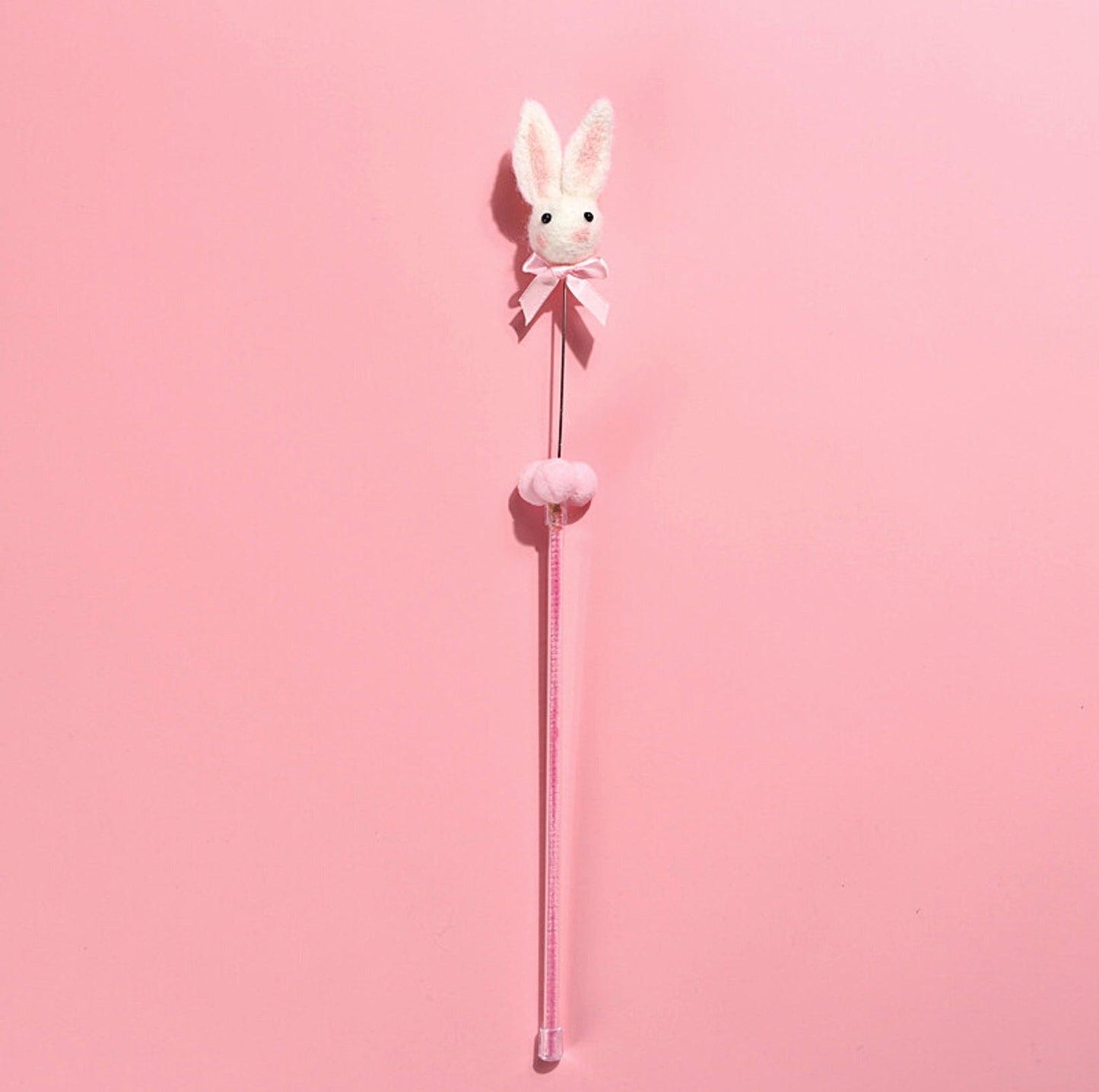 Cartoon Bunny and Peach Cat Stick | Cat Toys - {{product.type}} - PawPawUp