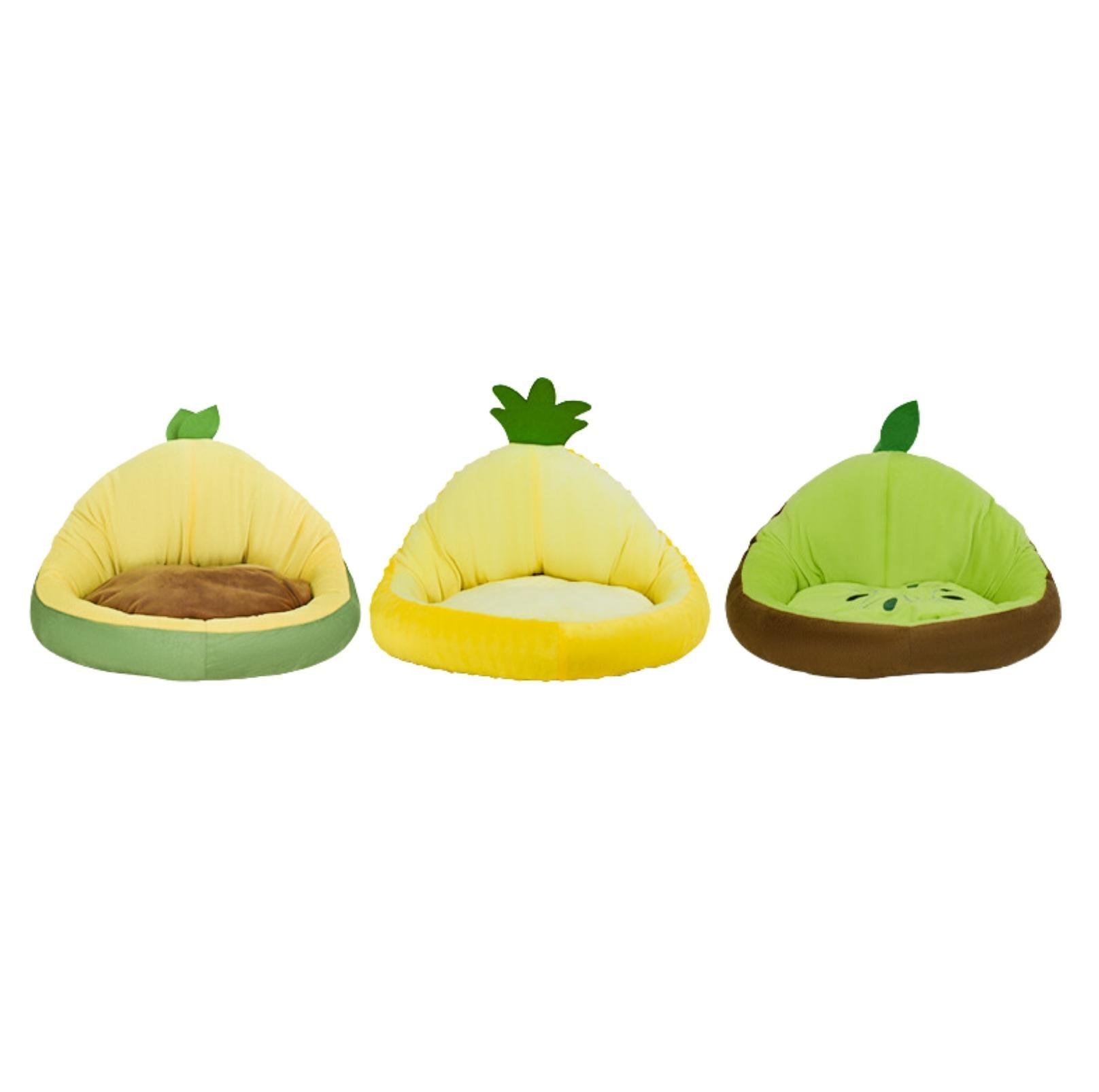 Fruit-Styled Cozy Cat Bed Small Dog Bed - {{product.type}} - PawPawUp