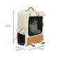 Super Large Foldable Pet Cat Carrier Backpack Bag With Ventilation And Privacy Curtain - {{product.type}} - PawPawUp