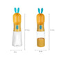 Bunny Portable Travel Pet Bottle Water + Food Bottle | 2-in-1 Design - {{product.type}} - PawPawUp