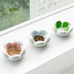 Wulee Petal Shaped Ceramic Antibacterial Pet Cat Bowls Small Dog Bowls - {{product.type}} - PawPawUp