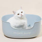 Makesure Open Cat Litter Tray Cat Litter Box (Litter mat included) - {{product.type}} - PawPawUp