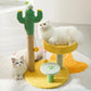 Cactus Style Small Cat Tree with Nest & Scratching Post - {{product.type}} - PawPawUp