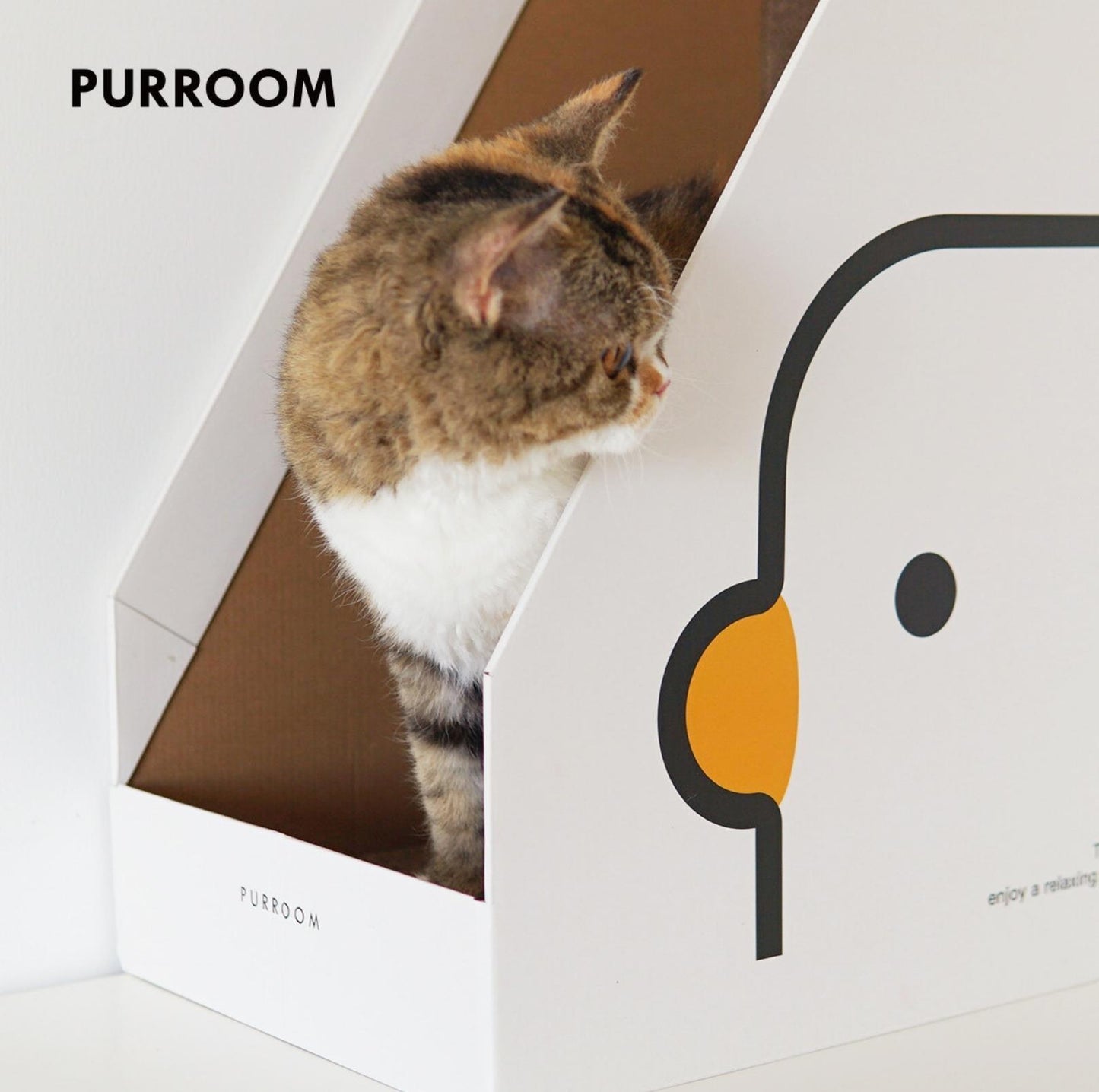 PURROOM Little Chick Series Vertical Cat Scratcher Box Cat Toy (Adjustable in height) - {{product.type}} - PawPawUp