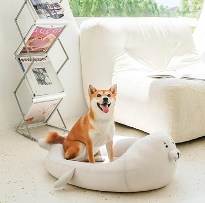 ZeZe Summer Ice Silk Seal Pet Cat Bed Dog Bed - {{product.type}} - PawPawUp