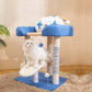 Circus Style Cat Climbing Tree with Lounge & Scratching Post - {{product.type}} - PawPawUp