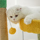 Cactus Style Small Cat Tree with Nest & Scratching Post - {{product.type}} - PawPawUp