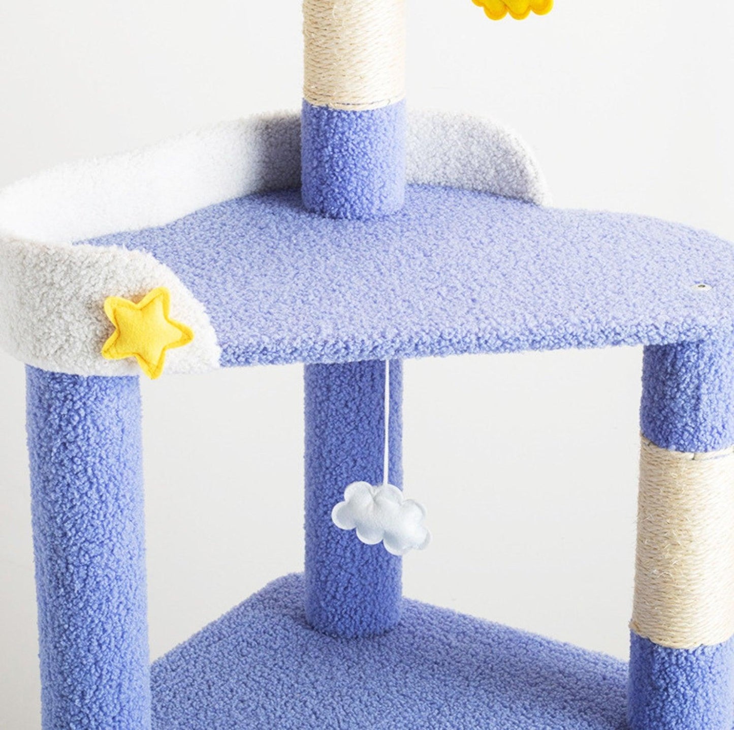 "Walking Among The Starry Sky" Cat Tree With Scratching Posts - {{product.type}} - PawPawUp