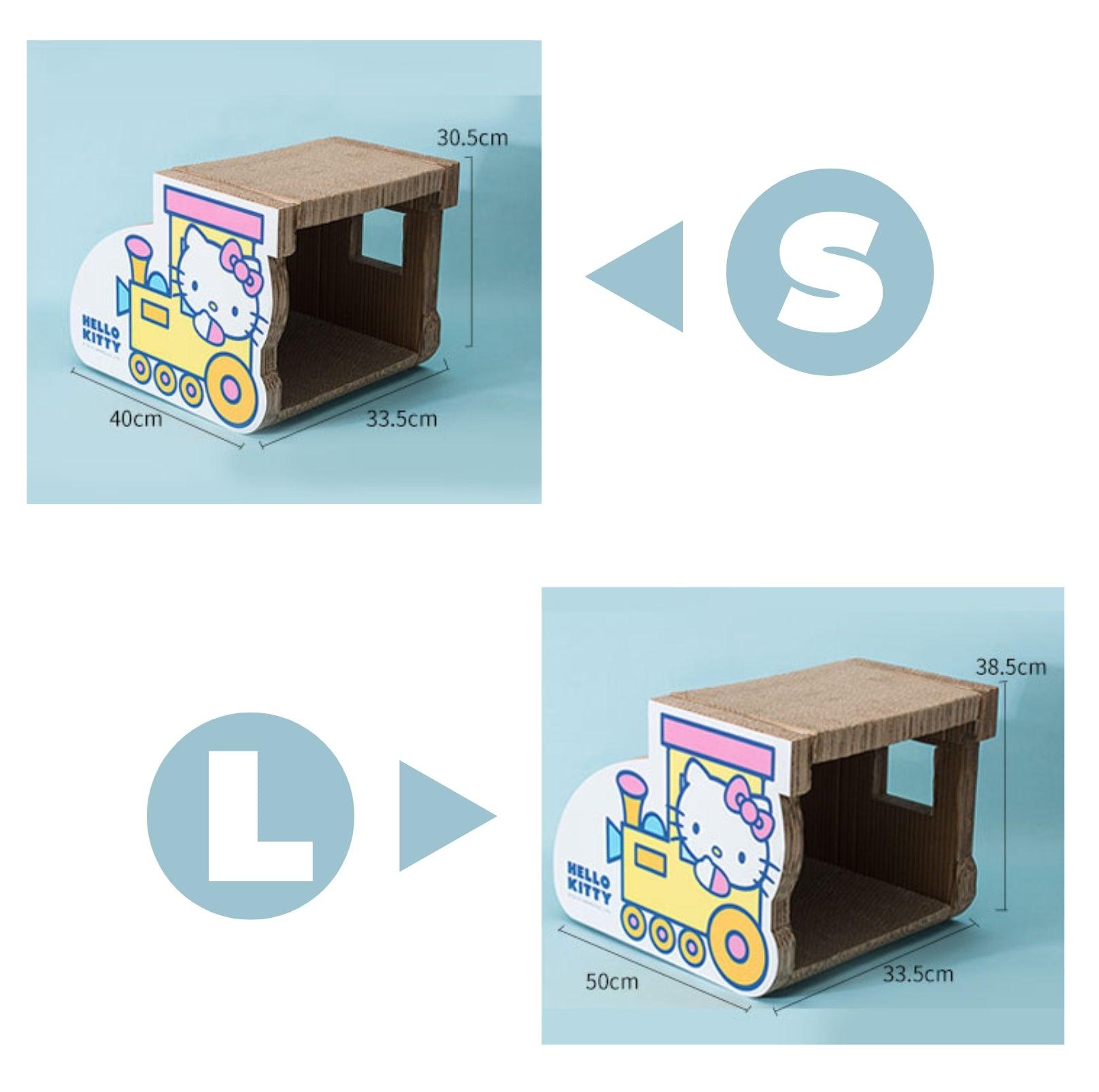 Hello Kitty Train-Style Cat Scratcher - Eco-friendly & Durable - {{product.type}} - PawPawUp