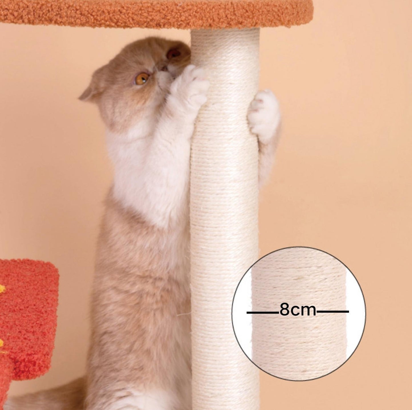 PurLab Family Meal 3-Levels Cat Tree With Scratching Post - {{product.type}} - PawPawUp