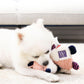 GiGwi Plush Knit - Squeaky and Crackling Interactive Dog Toy