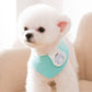 Cartoon Animal Cotton Triangular Pet Scarf Bib
