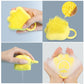 Cat Paw Shaped Pet Bathing Brush Massager - Gentle and Effective - {{product.type}} - PawPawUp