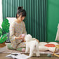 Wuliii Dual-Use Plush Pet Treat Ball - Cute and Functional Cat Dog Toys