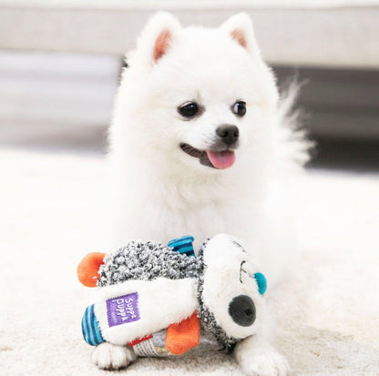 GiGwi Plush Knit - Squeaky and Crackling Interactive Dog Toy