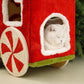 ZeZe Christmas Train Cat Climbing Frame and House Large Cat Toy