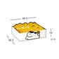 Miaoho Paper-based Portable and Foldable Cat Litter Tray