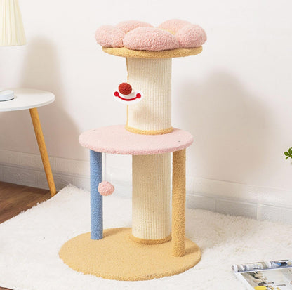 Circus Cat Tree with Scratching Posts and Cozy Nest - {{product.type}} - PawPawUp