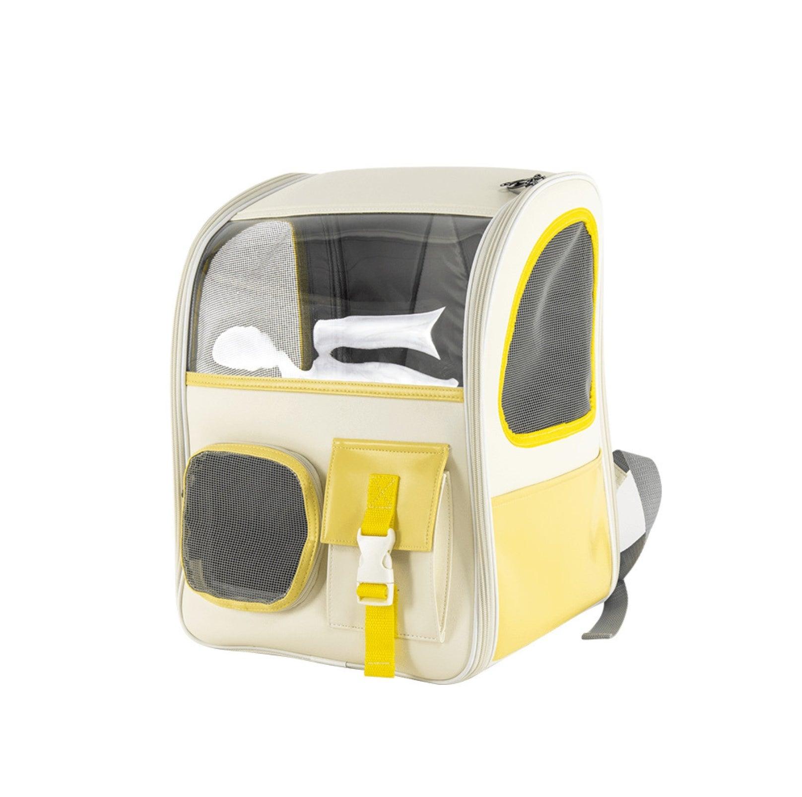 "Back to School" Clear Shoulder Bag Cat and Small Dog Carrier - {{product.type}} - PawPawUp
