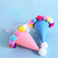 Birthday Party Felt Pet Hat With PomPom Decor - {{product.type}} - PawPawUp
