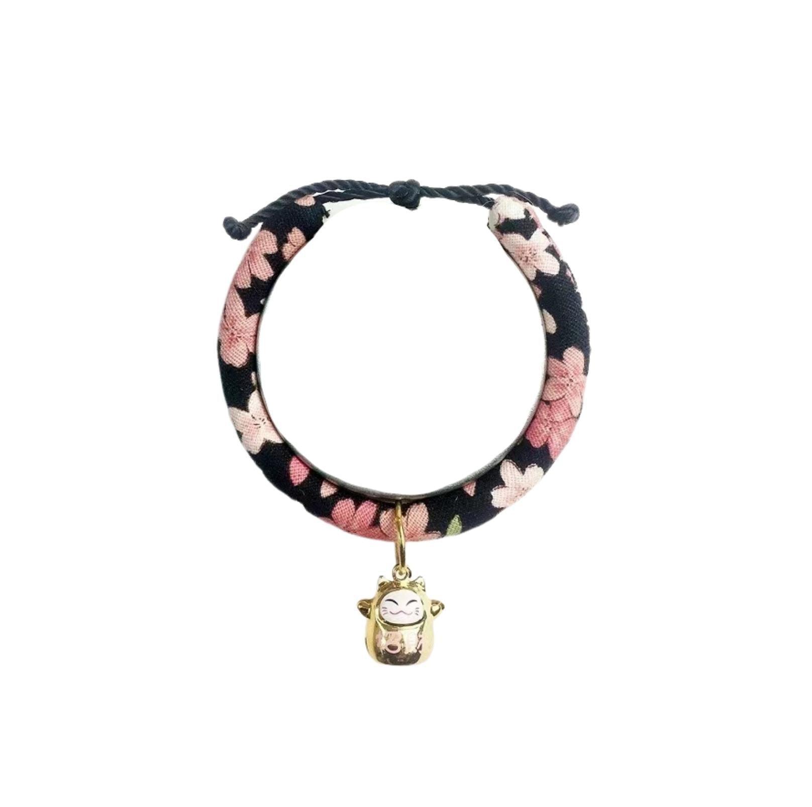 Japanese Style Flower Fusion Pet Collar - {{product.type}} - PawPawUp