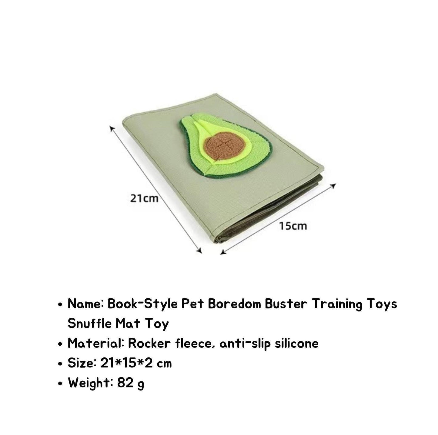 Book-Style Dog Snuffle Mat Training Toy - {{product.type}} - PawPawUp