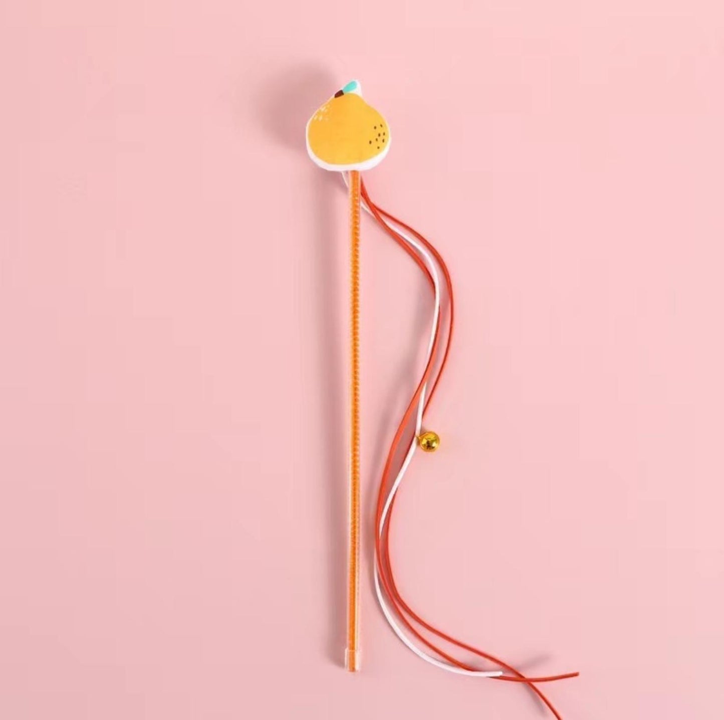 Cute Cartoon Fruit Fabric Cat Stick with Long Tassels | Cat Toys - {{product.type}} - PawPawUp